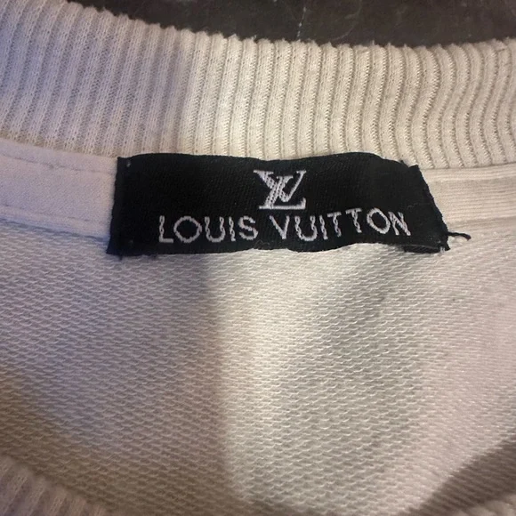 LV MONOGRAM Cream Sweater - Picture 2 of 2